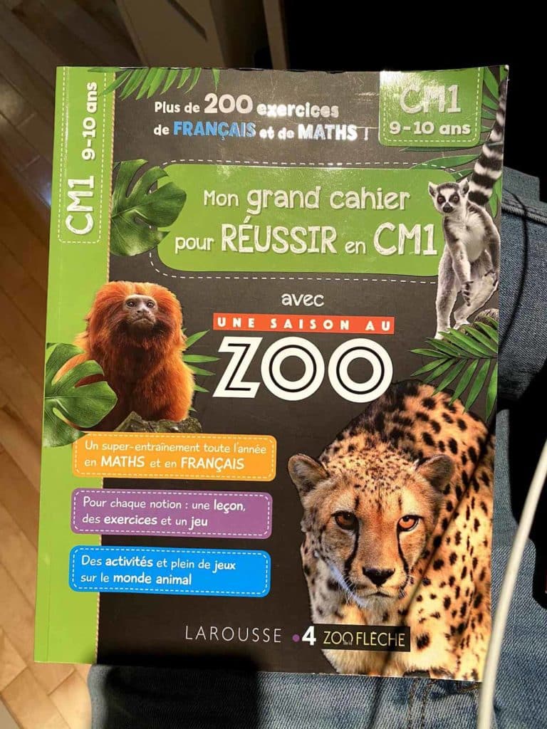 Cahier d'activités Une saison au zoo