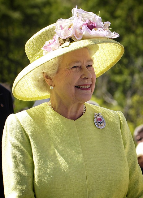 La reine d'Angleterre Elizabeth II 